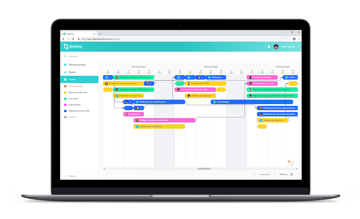 Un planning multi-projets permet d'obtenir une vue d'ensemble pour la gestion de projets multiples en entreprise.