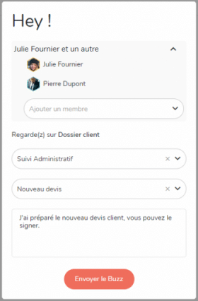 Envoyez une notification personnalisée depuis une tâche