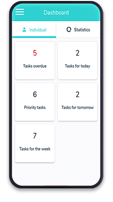 Display your tasks on your mobile.