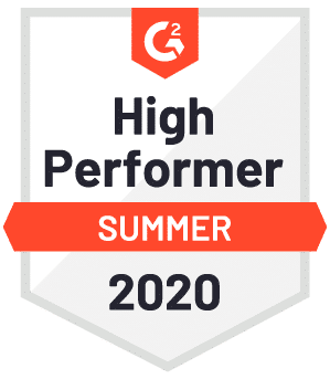 Beesbusy received the Summer 2020 High Performer badge from G2  