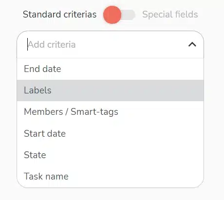 Labels - Standards criterias