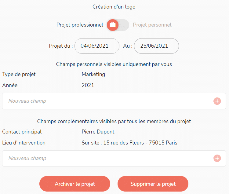 Configuration du projet