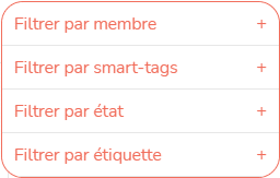 Filtres vues quoi quand qui