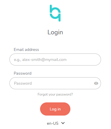 Log in to Beesbusy on the website.