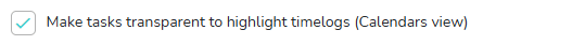 Diplay option to highli