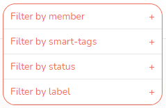 project filters
