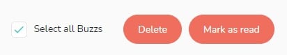 Possibility to select all the buzzes in one click