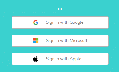 SSO connectors to log in Beesbusy