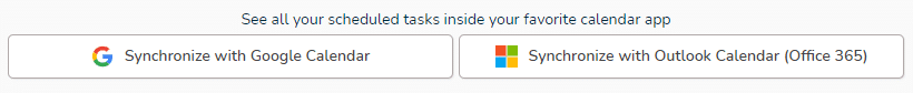 Synchronize your Beesbusy projects with your Google or Outlook calendar.