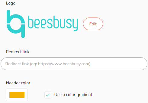 Customize your Beesbusy account with your logo.