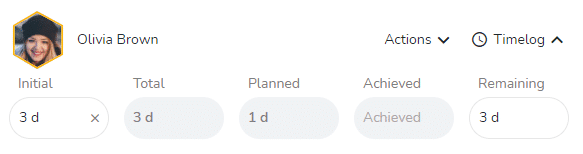 Plan a time of work on the schedule for the member