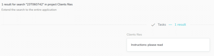 Unique task and project numbers -Beesbusy