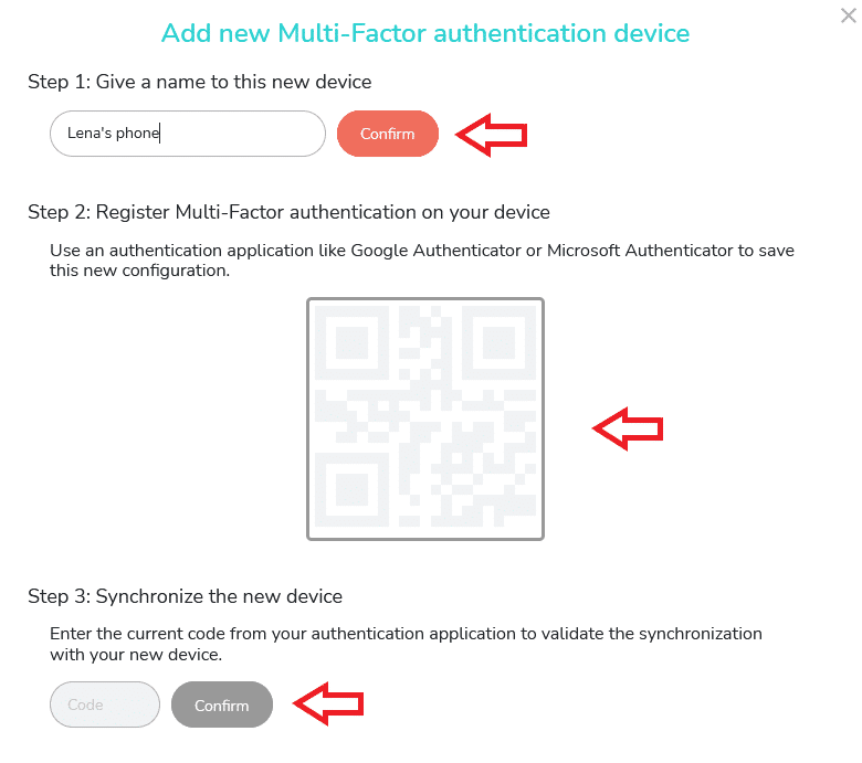 Double authentication Beesbusy