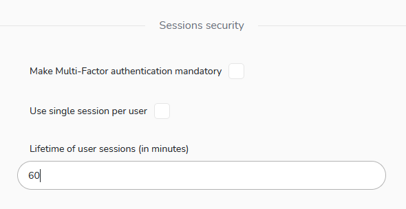 Session security