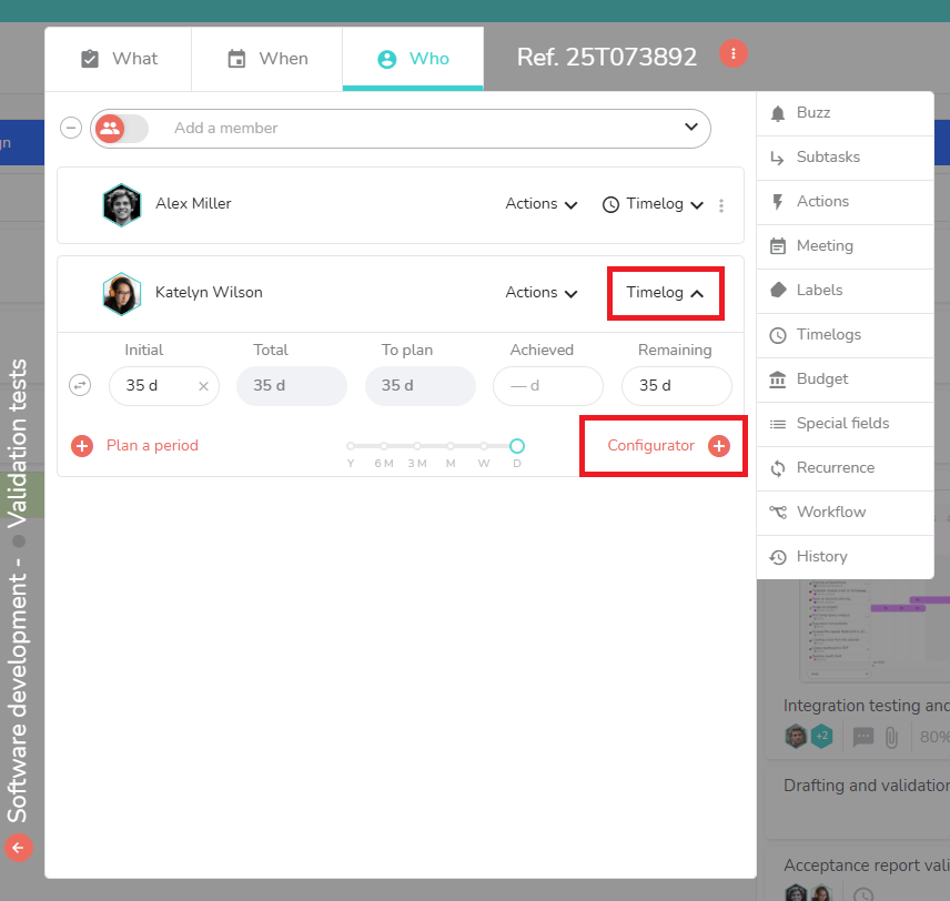 How to access to the configurator