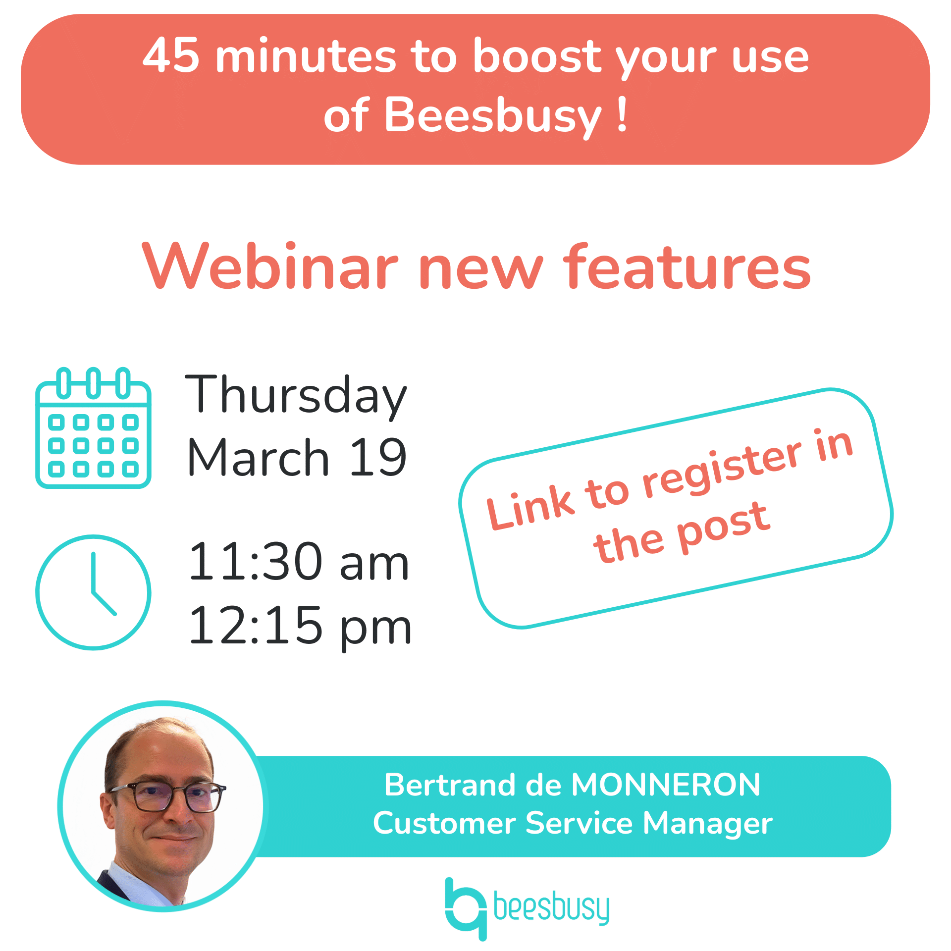 Invitation to the webinar